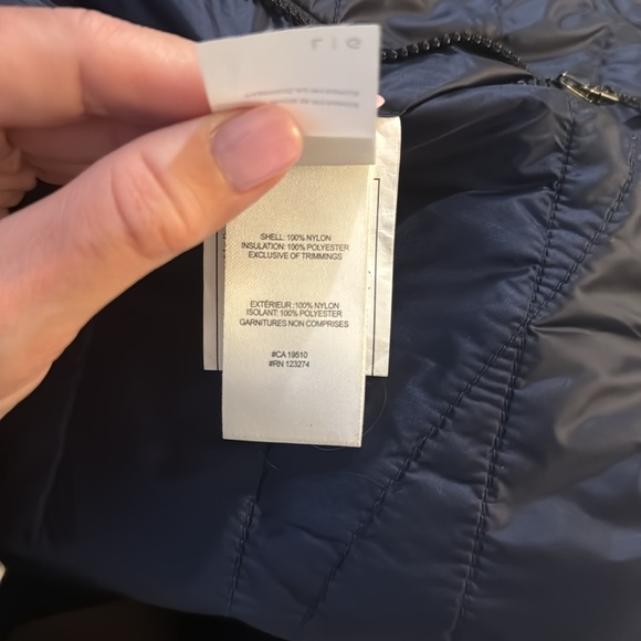 Lole Claudia jacket, reversible, navy blue. Worn a couple times .like new - Picture 8 of 8